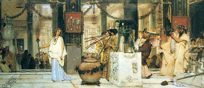 Laura Theresa Alma-Tadema The Vintage Festival Spain oil painting art
